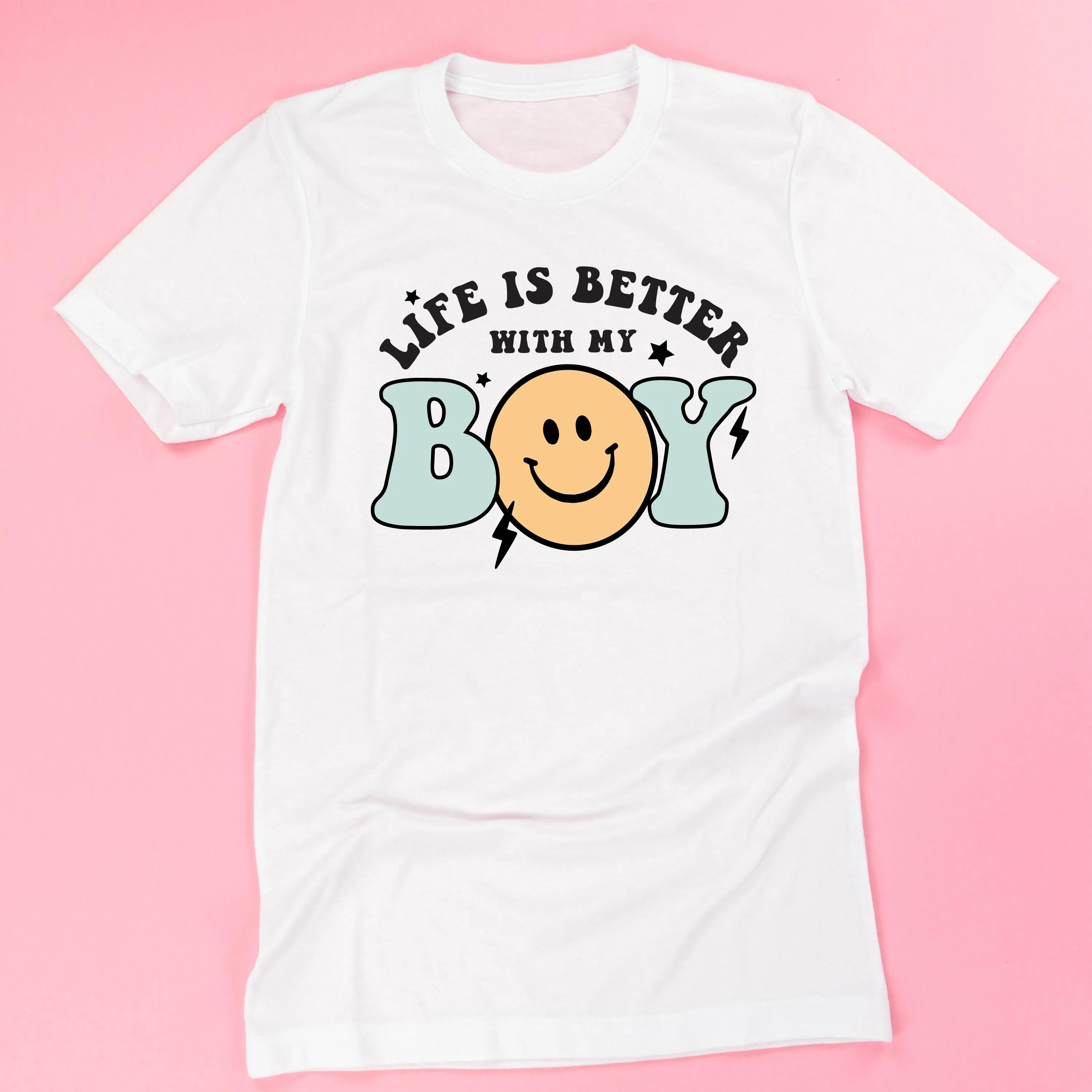THE RETRO EDIT - Life is Better with My Boy (Singular) - Unisex Tee