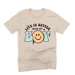 THE RETRO EDIT - Life is Better with My Boy (Singular) - Unisex Tee
