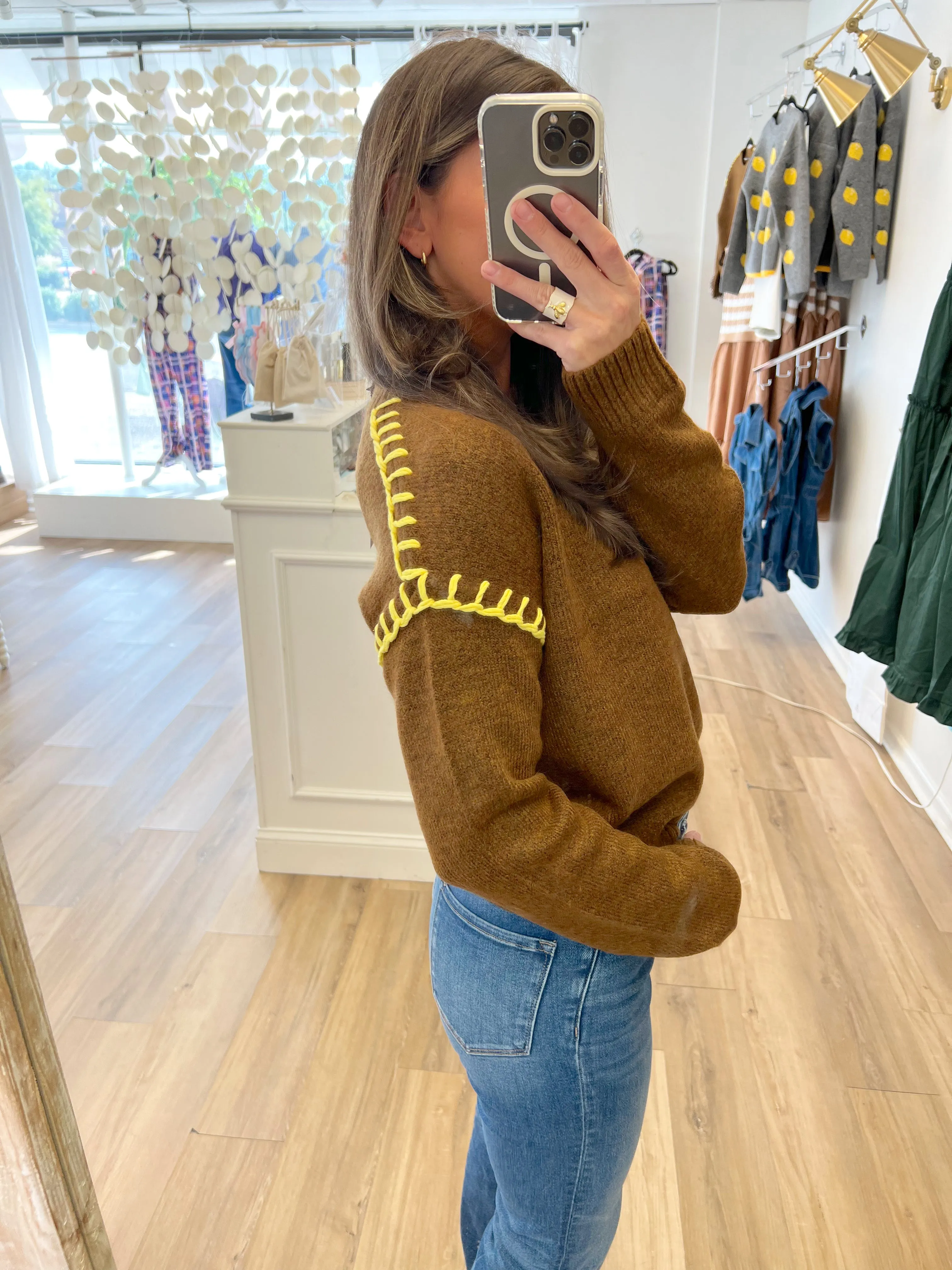 Top Stitch Sweater