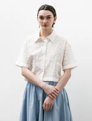 W Holiday Shirt Sheer Floral