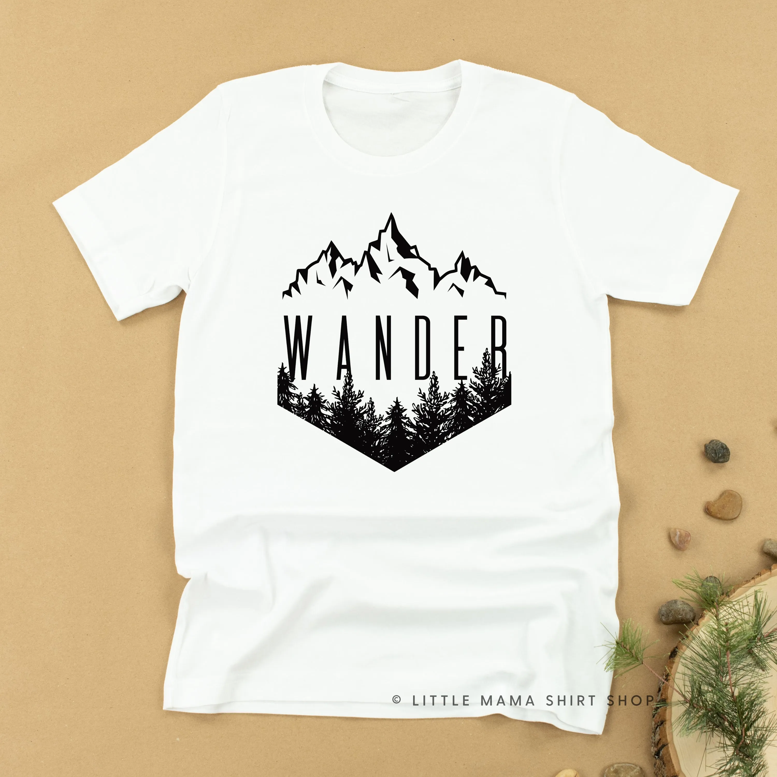 WANDER - FULL DESIGN - Unisex Tee