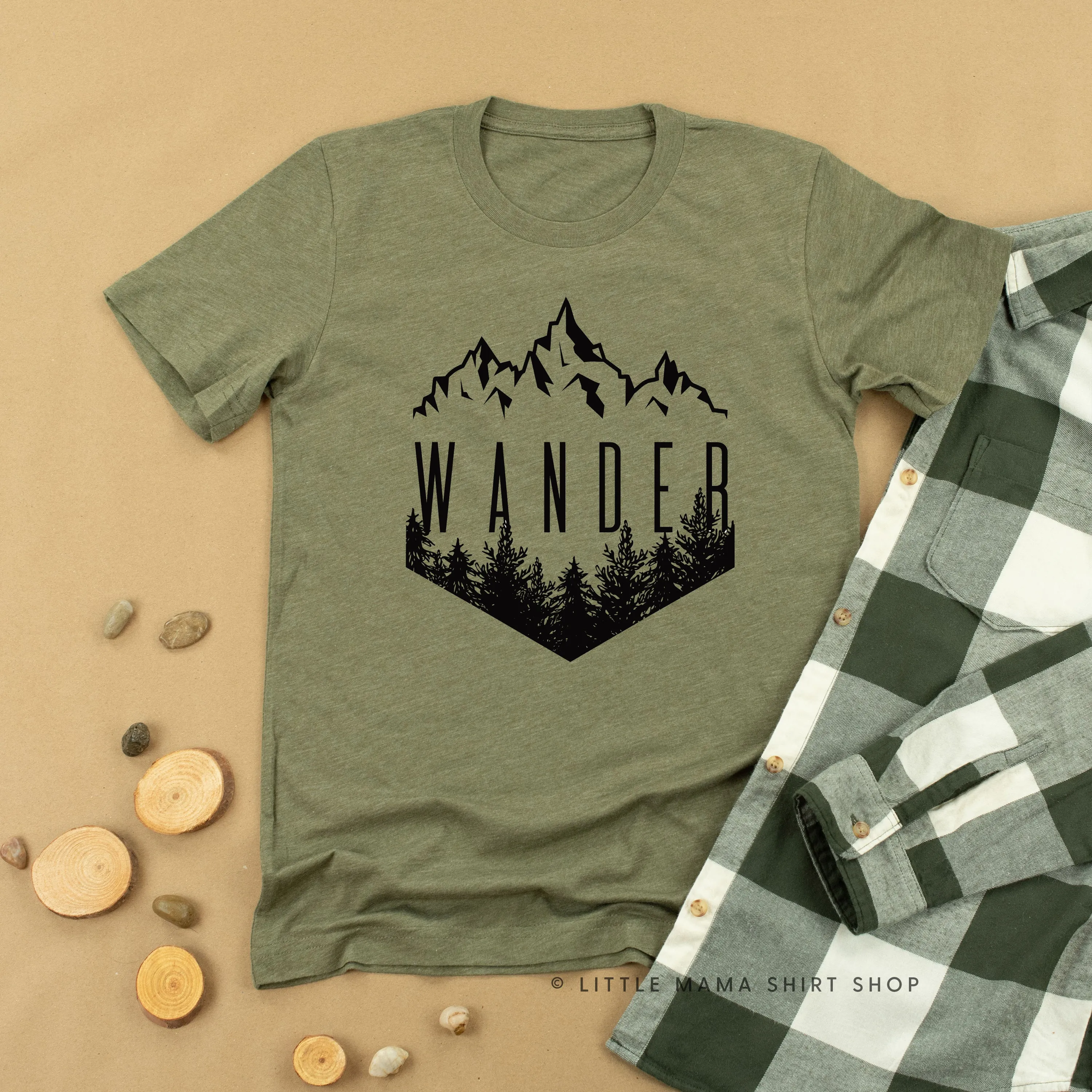 WANDER - FULL DESIGN - Unisex Tee