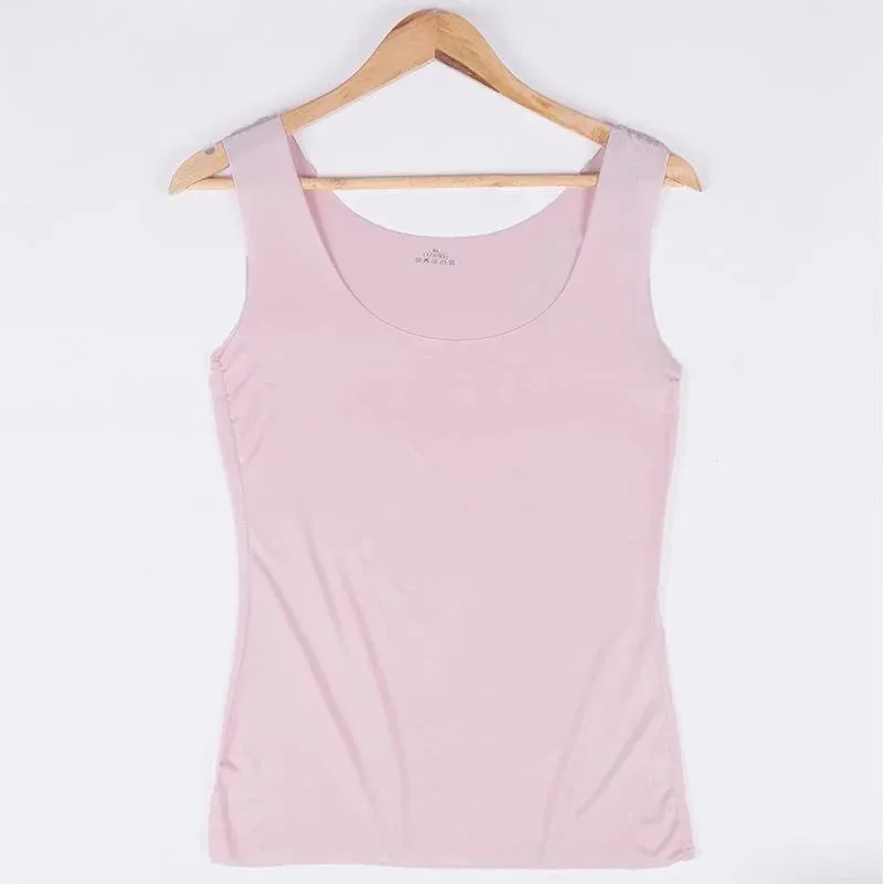 Women Summer Tight Fit No Trace Tanks Fashion Casual Tops